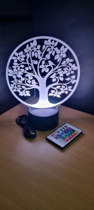 lampe-led-3d-arbre-de-vie