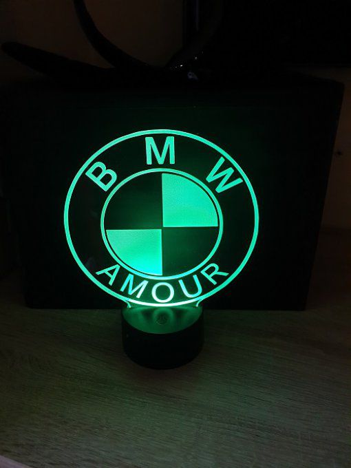 lampe-led-3d-logo BMW