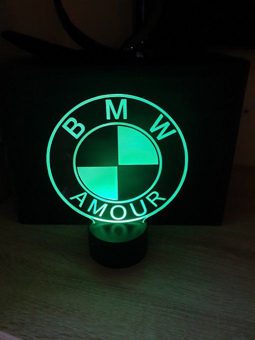 lampe-led-3d-logo BMW