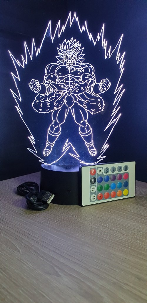 Lampe Dragon Ball Z Broly Super Saiyan