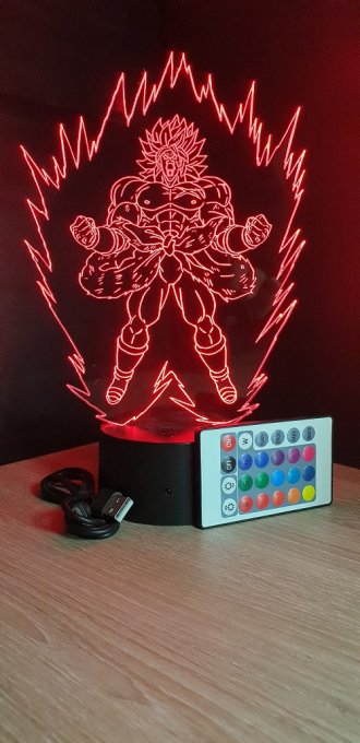 lampe-led-3d-broly-aura