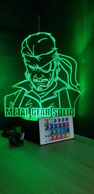 lampe-led-3d-buste-solid-snake-metal-gear-solid