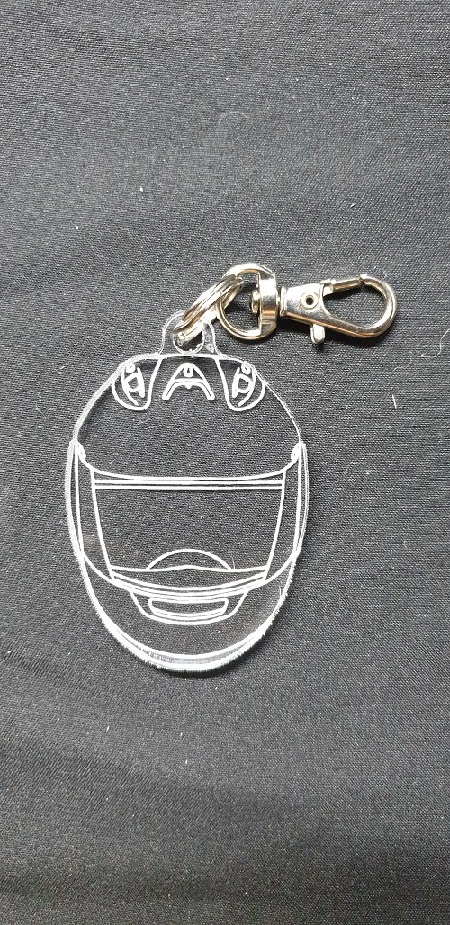 Porte-clés Casque Moto, moto, attache, cadeau, accroche, médaillon
