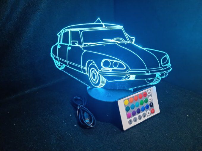 lampe-led-3d-citroen-ds