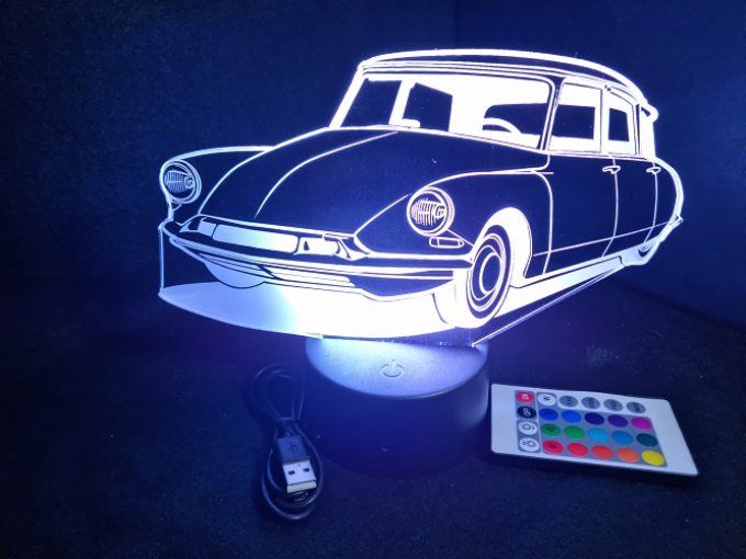 lampe-led-3d-citroen-ds