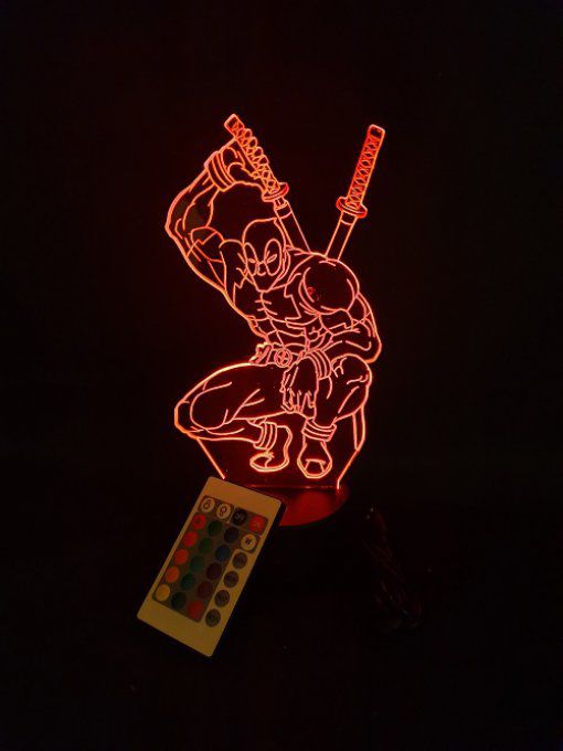 lampe-led-3d-Deadpool