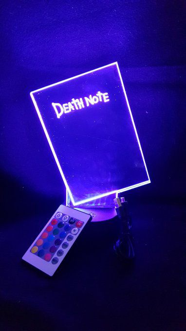 lampe-led-3d-Death-Note