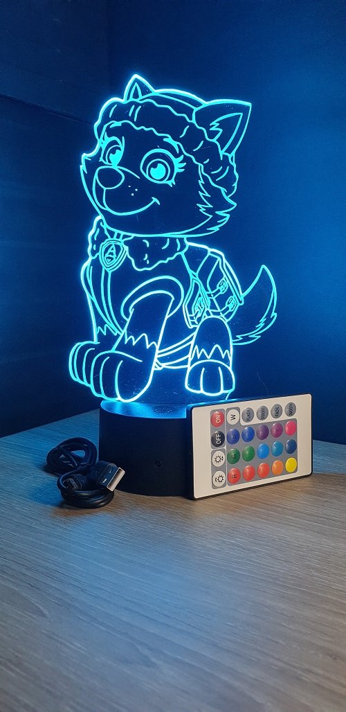 Lampe murale Veilleuse à led stella et Everest Pat patrouille paw patrol - Pat  Patrouille