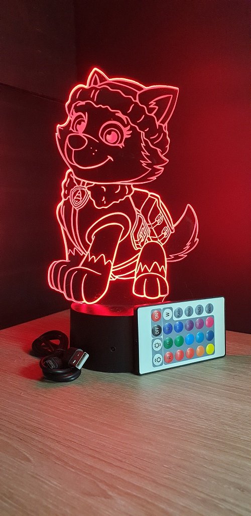 Lampe murale Veilleuse à led stella et Everest Pat patrouille paw patrol - Pat  Patrouille