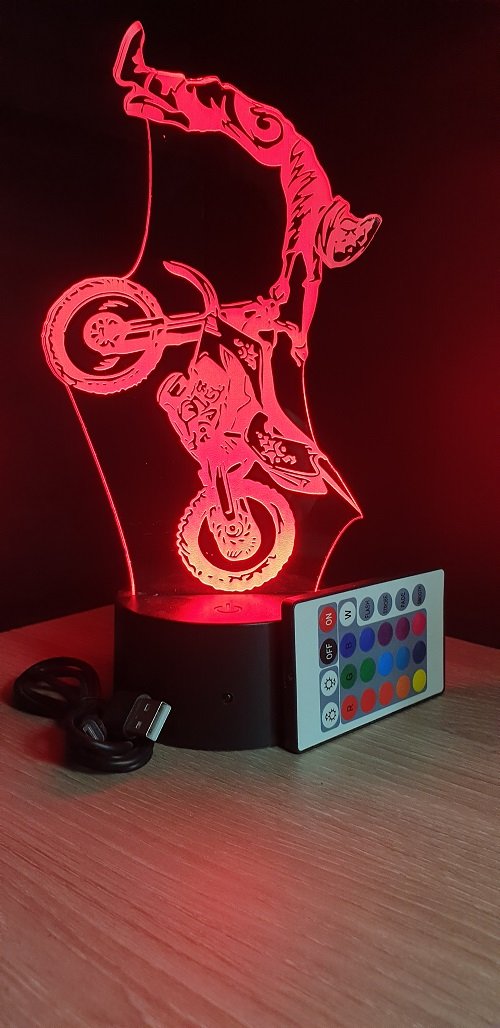 Lampe Led Motocross personnalisée