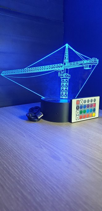 lampe-led-3d-grue