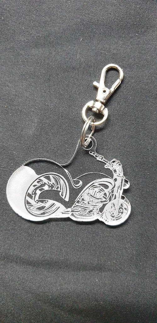 Porte-clés Moto Harley Davidson, moto, attache, accroche, médaillon