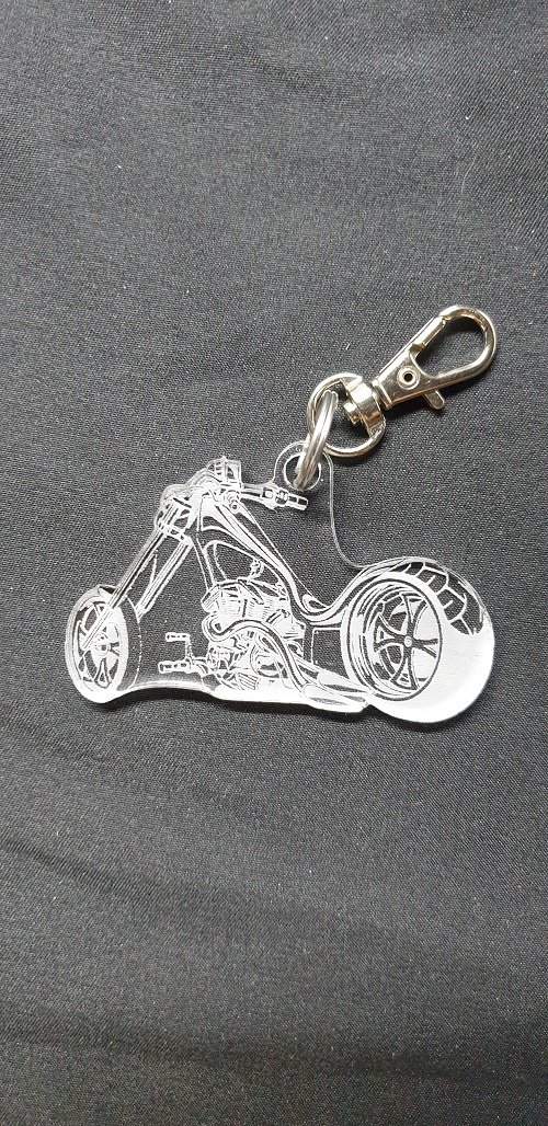 Porte-clés Moto Harley Davidson, motards, moto, accroche, médaillon