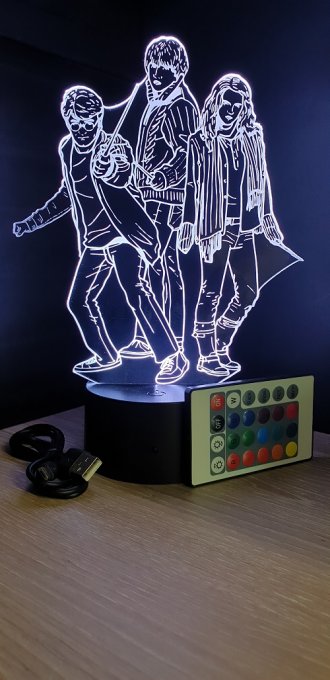 lampe-led-3d-harry-ron-hermione