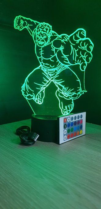 lampe-led-3d-Hulk