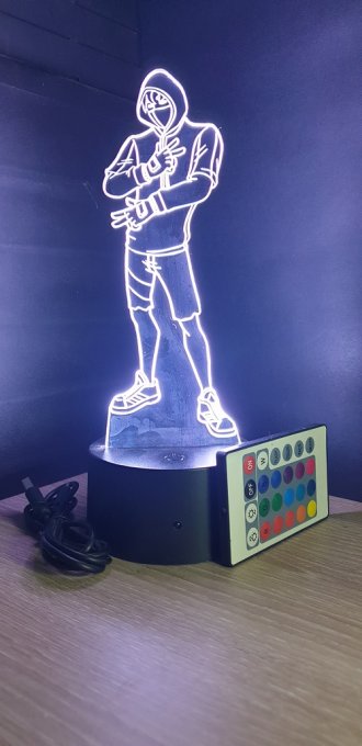 Lampe led 3D ikonik, Fortnite, cadeau, jeux vidéo, geek, décoration