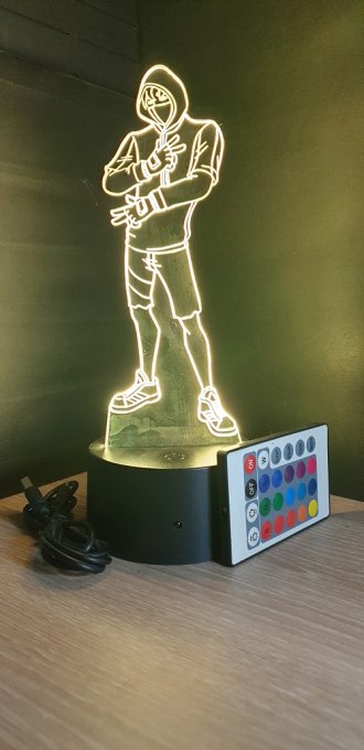 Lampe led 3D ikonik, Fortnite, cadeau, jeux vidéo, geek, décoration