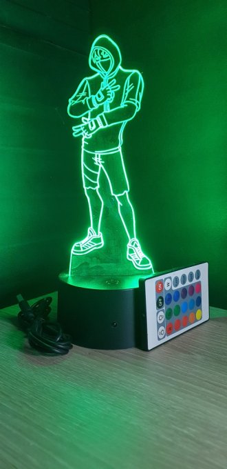 Lampe led 3D ikonik, Fortnite, cadeau, jeux vidéo, geek, décoration