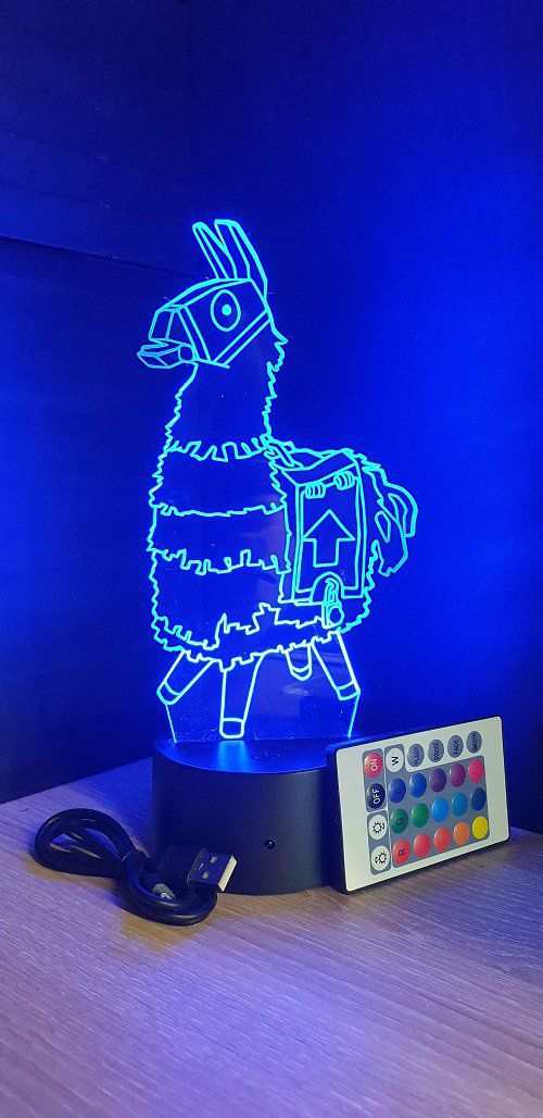 Lampe 3D Fortnite Lama