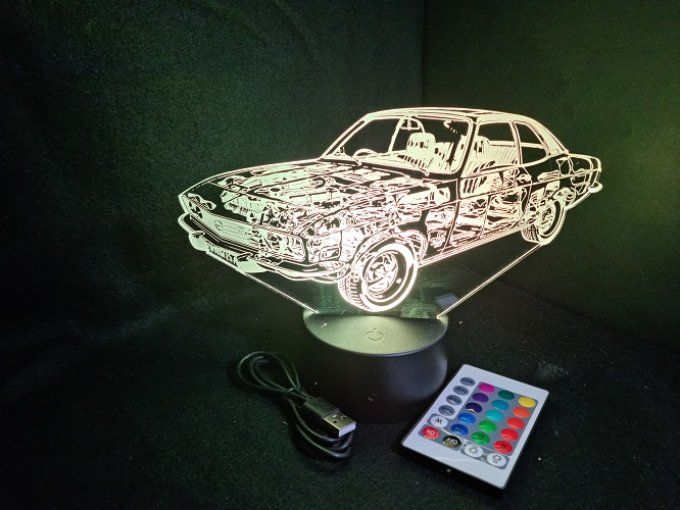 lampe-led-3d-opel-manta