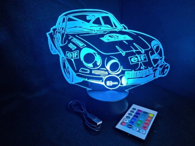 lampe-led-3d-renault-alpine-elf