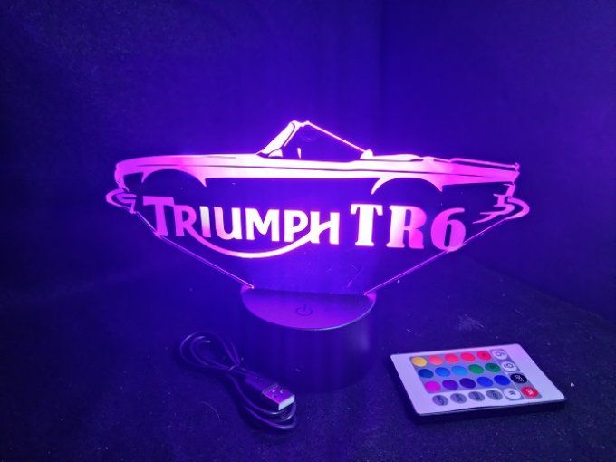 lampe-led-3d-triumph-logo_tr6