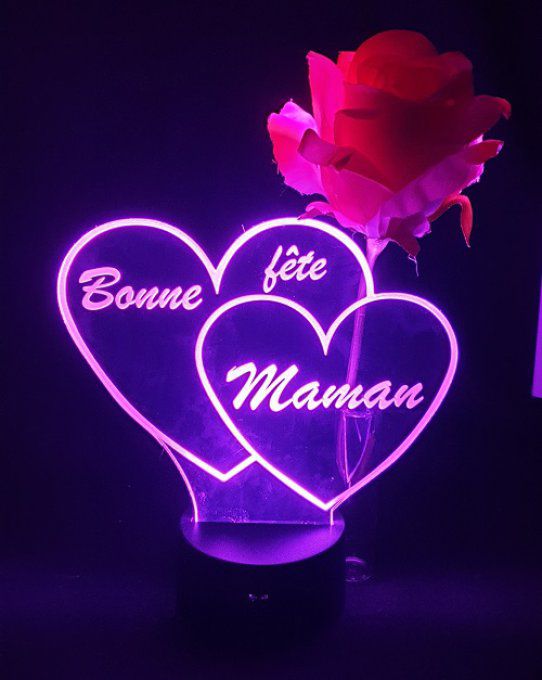 lampe-led-3D-coeur-fête-des-mères