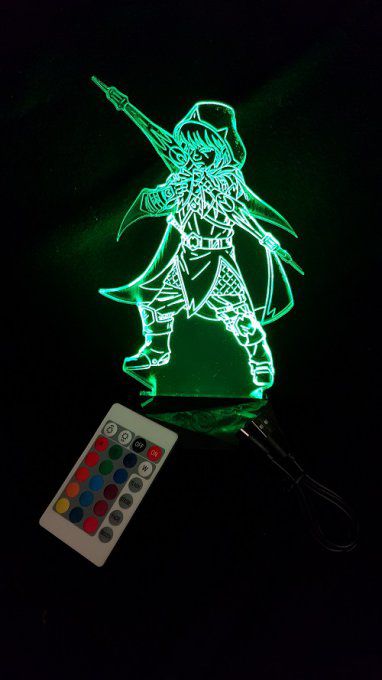 lampe-led-3d-Link-arc-Zelda