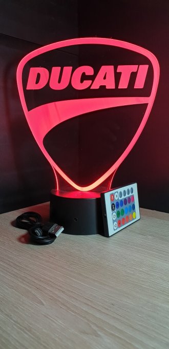 lampe-led-3d-logo-ducati