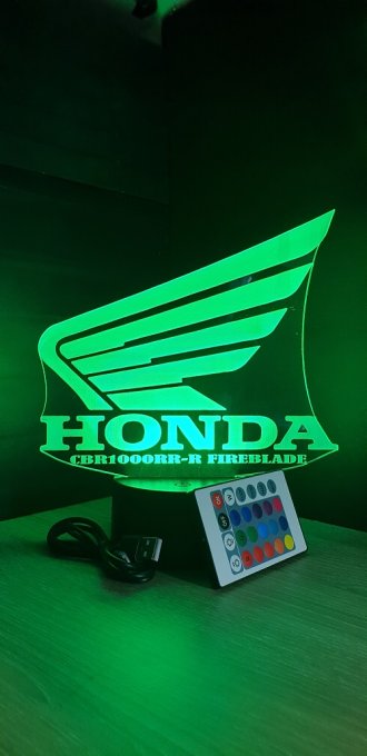 lampe-led-3d-logo-Honda