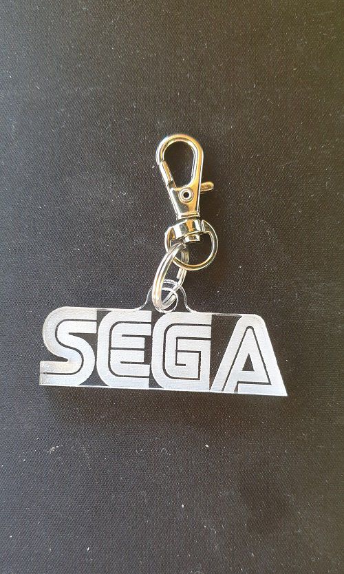 Porte-clés Logo SEGA, console, attache, faire part, cadeau, accroche, médaillon