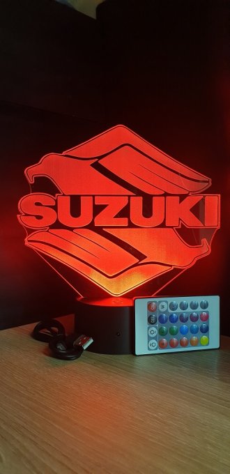 lampe-led-3d-logo-Suzuki