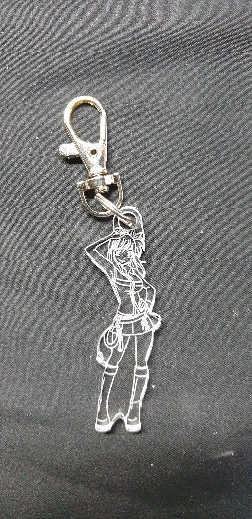 Porte-clés Lucy Heartfilia, Fairy Tail, attache, faire part, cadeau, accroche, médaillon