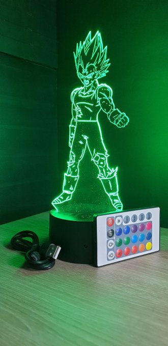 lampe-led-3d-majin-vegeta