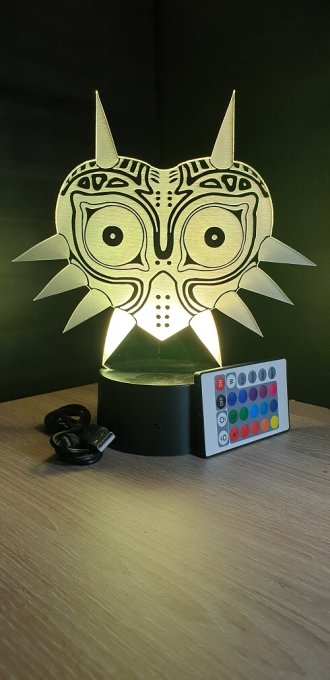 lampe-led-3d-majora-mask