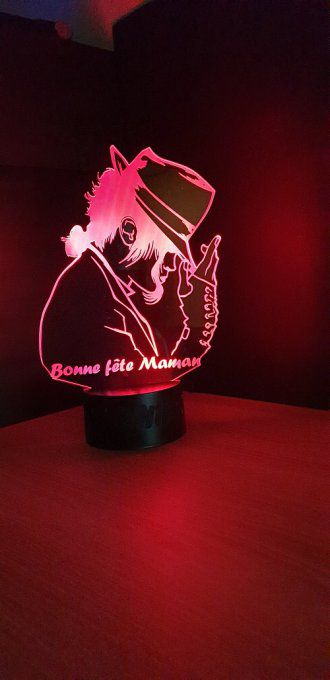 lampe-led-3d-Michael Jackson