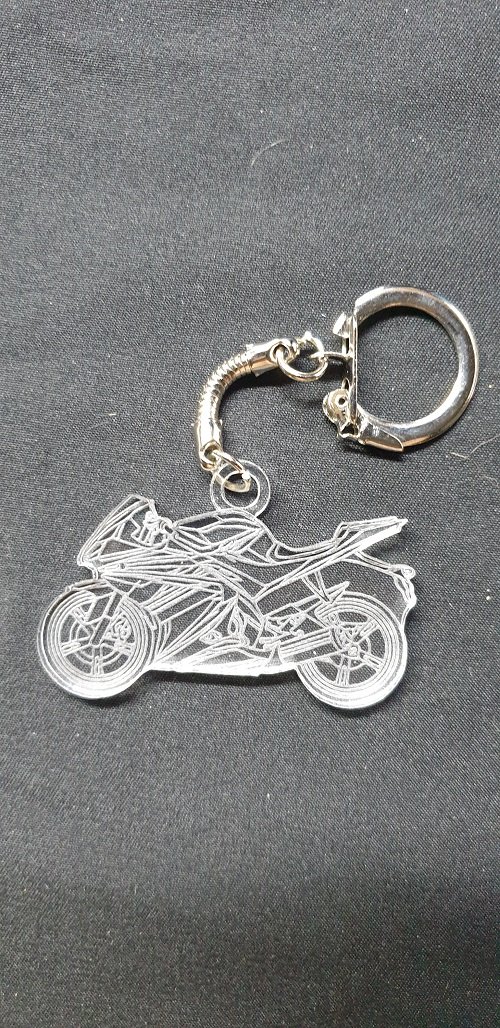 Porte-clés Motosport, motards, attache, cadeau, accroche, médaillon