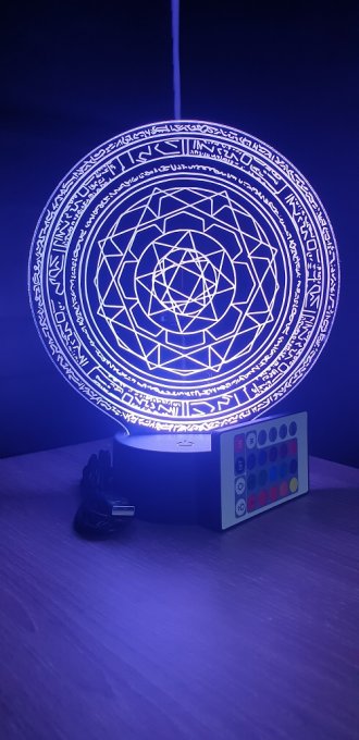 Lampe led 3D Energie mystique, Marvel, veilleuse, idée cadeau, dessin animé , déco, illusion, chevet