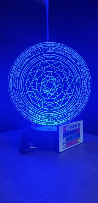 Lampe led 3D Energie mystique, Marvel, veilleuse, idée cadeau, dessin animé , déco, illusion, chevet