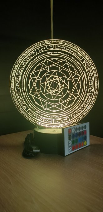 Lampe led 3D Energie mystique, Marvel, veilleuse, idée cadeau, dessin animé , déco, illusion, chevet