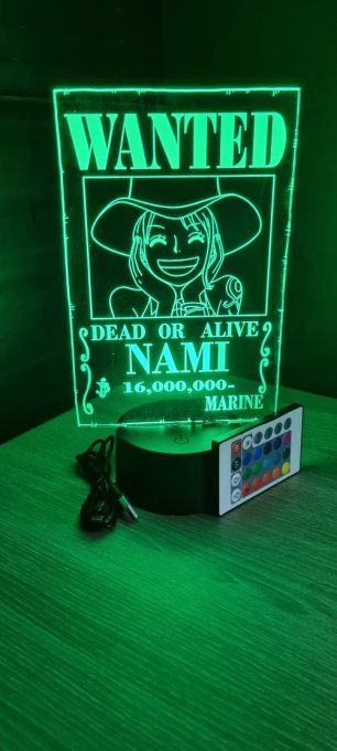 Lampe-led-3d-nami-wanted