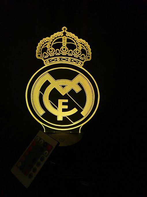 lampe-led-3d-Real-Madrid