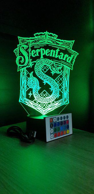 lampe-led-3D-Serpentard