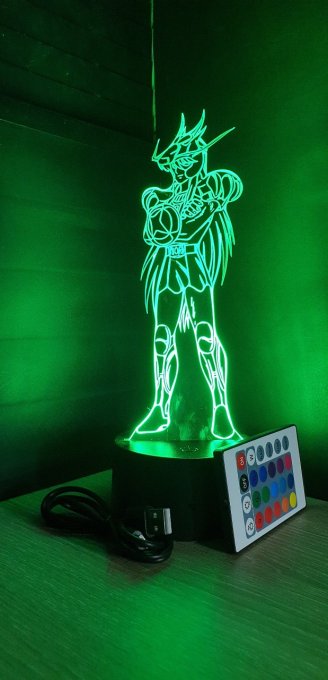 lampe-led-3d-shiryu