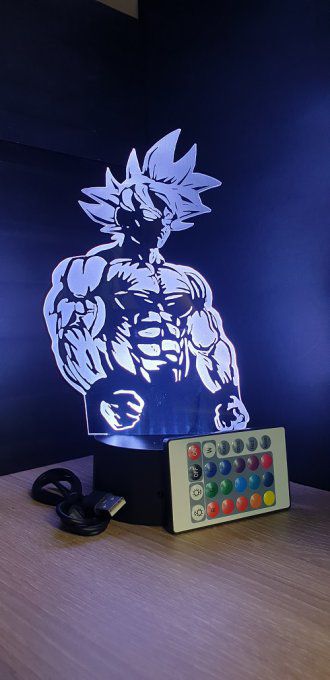 lampe-led-3d-goku-super-saiyan