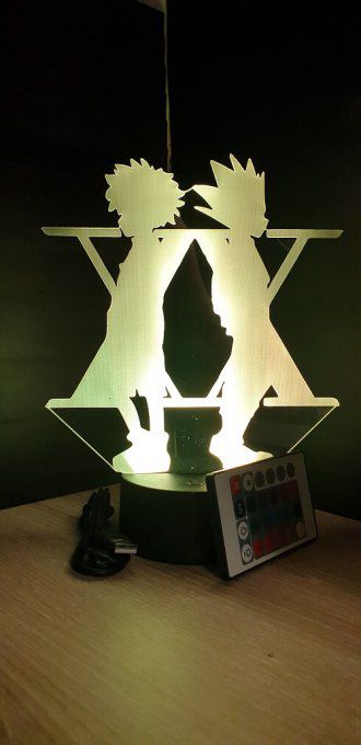 lampe-led-3d-gon-kirua-silhouette