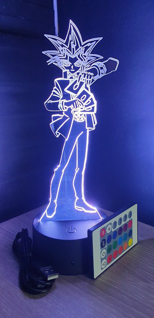 Lampe led 3D Yu-Gi-Oh, dessin animé, veilleuse, déco, chambre, illusion, chevet, cadeau