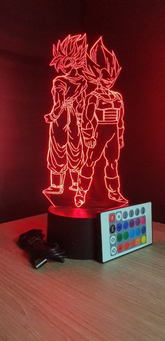 lampe-led-3d-goku-vegeta