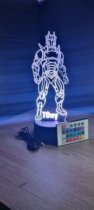 Lampe led 3D Omega, Fortnite, cadeau, jeux vidéo, geek, décoration